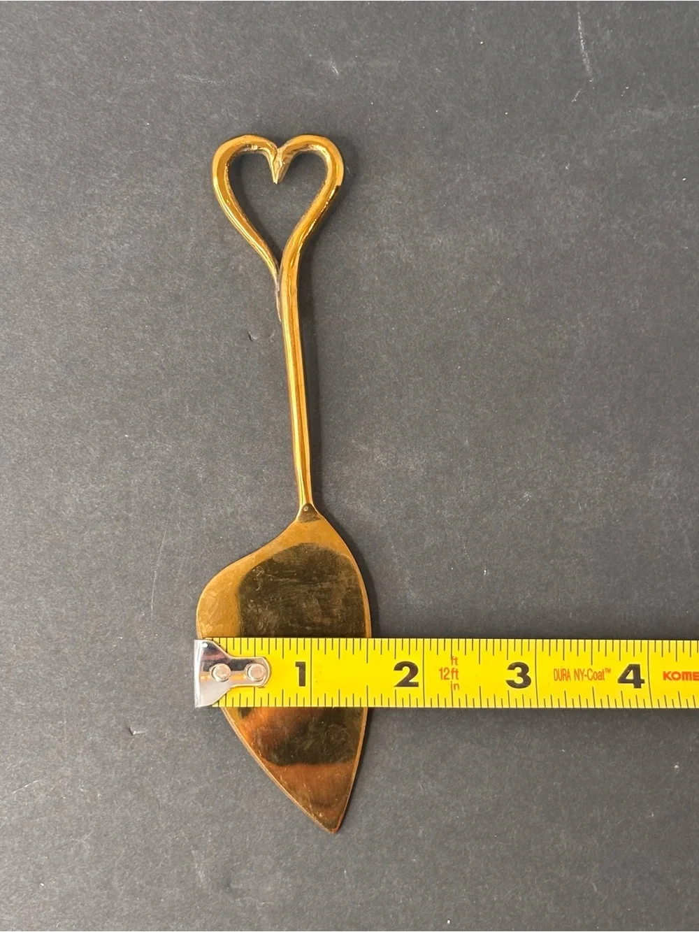 Heart Handle Gold Cheese Knife Set of 3